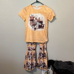 Girls western boutique outfit